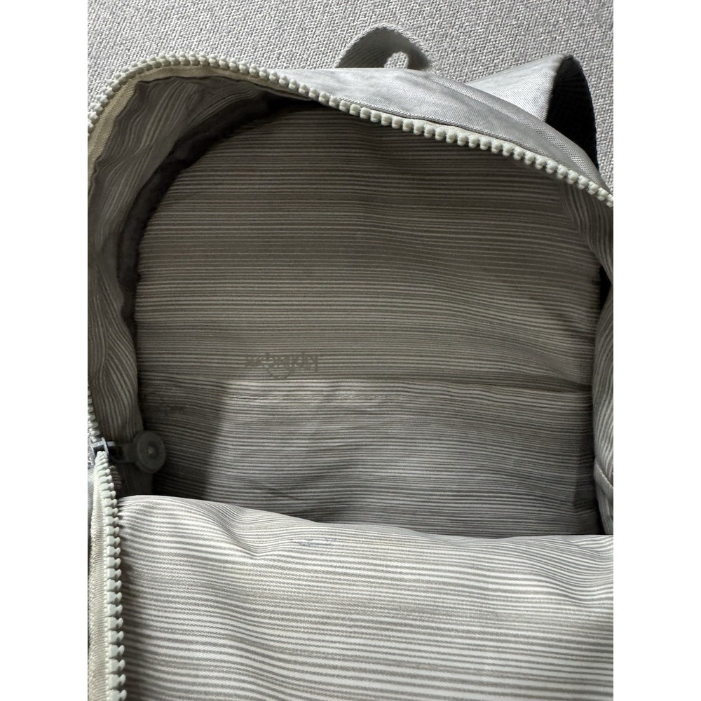 Kipling Medium Backpack Silver Metalic - Picture 9 of 13